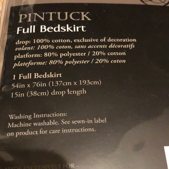 Ampersand bed skirt - Picture 8 of 8